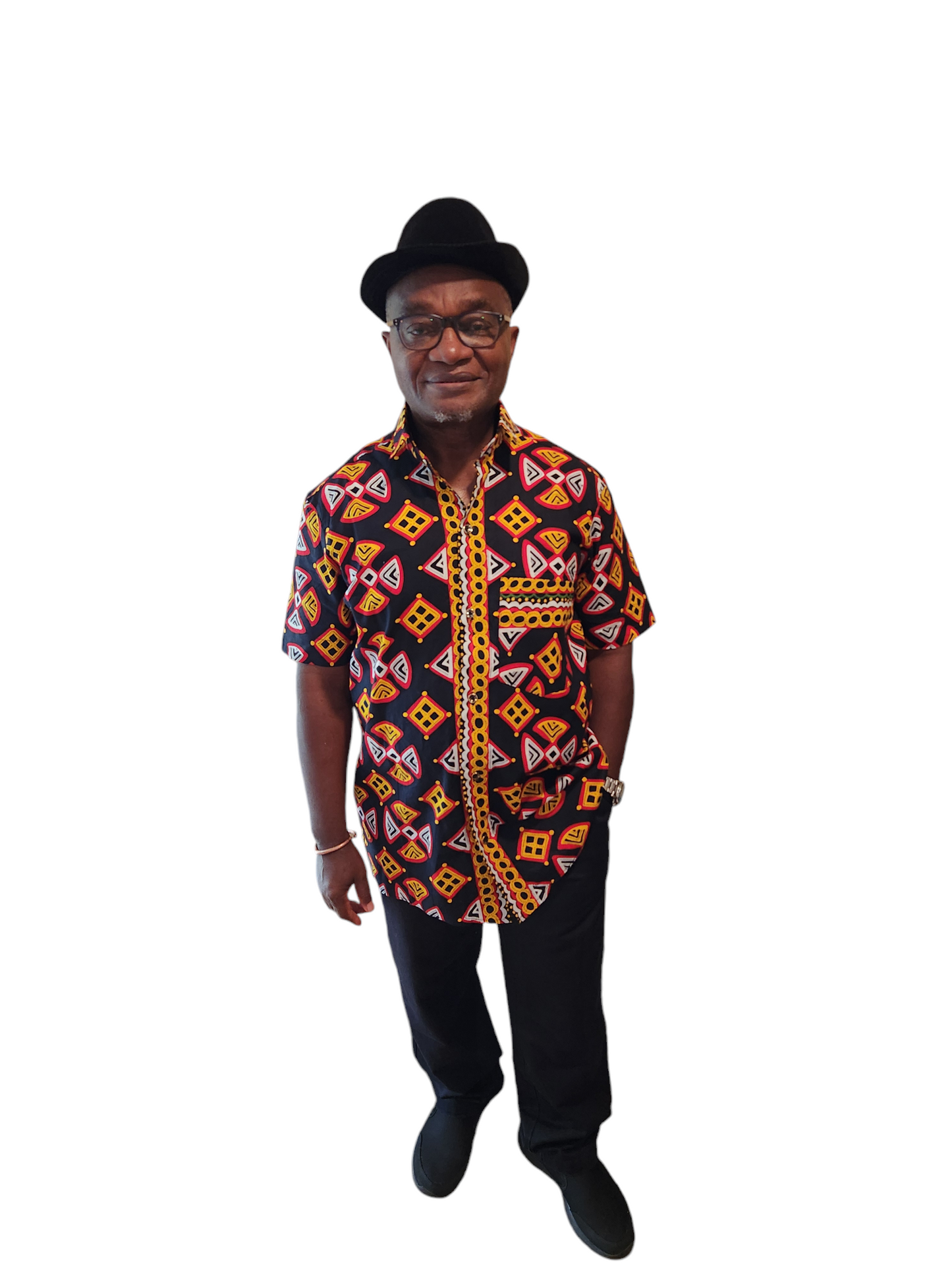 Black and White Tribe Men's Shirt