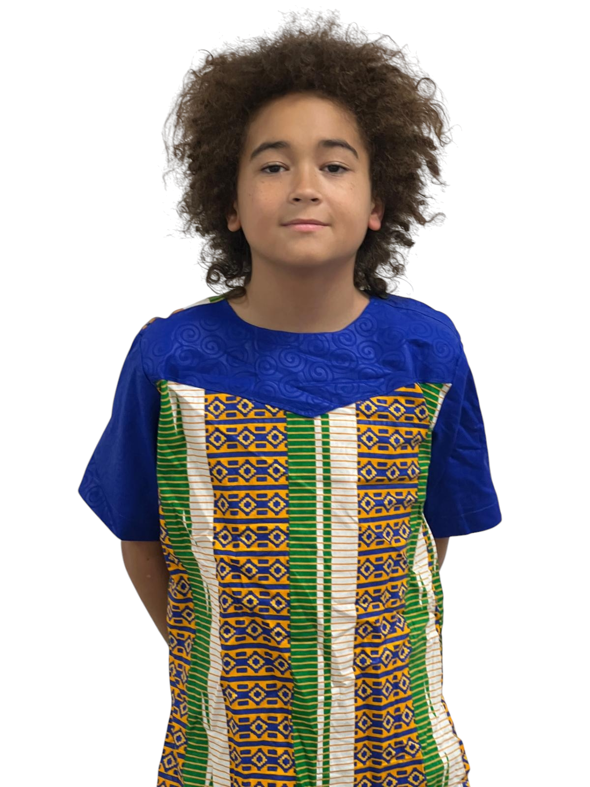 Boys Multi Colored African Shirt