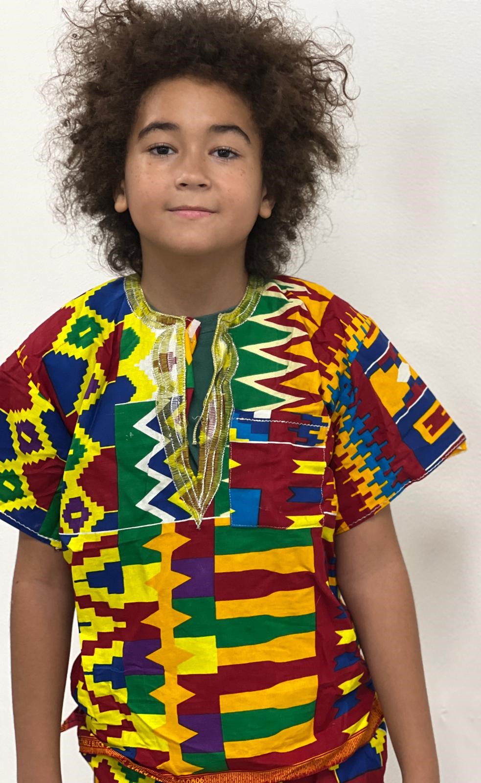 Boy's Multicolor Short Sleeve Shirt
