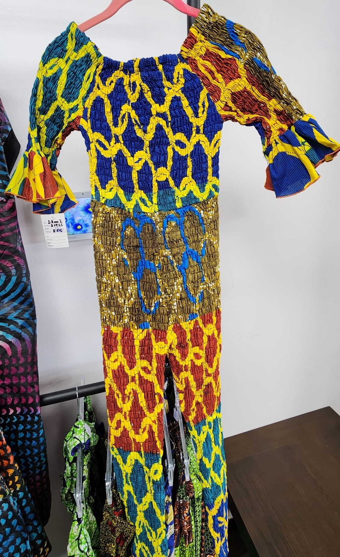 Multicolored Form-fitting Jumpsuit