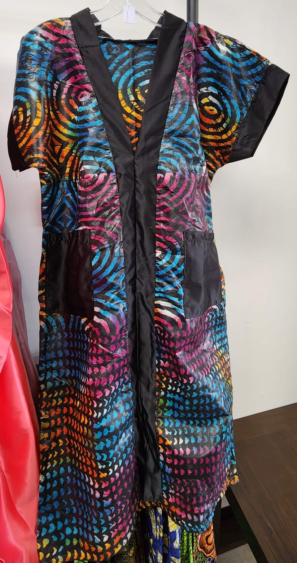Multicolor Free-flowing Short Dress