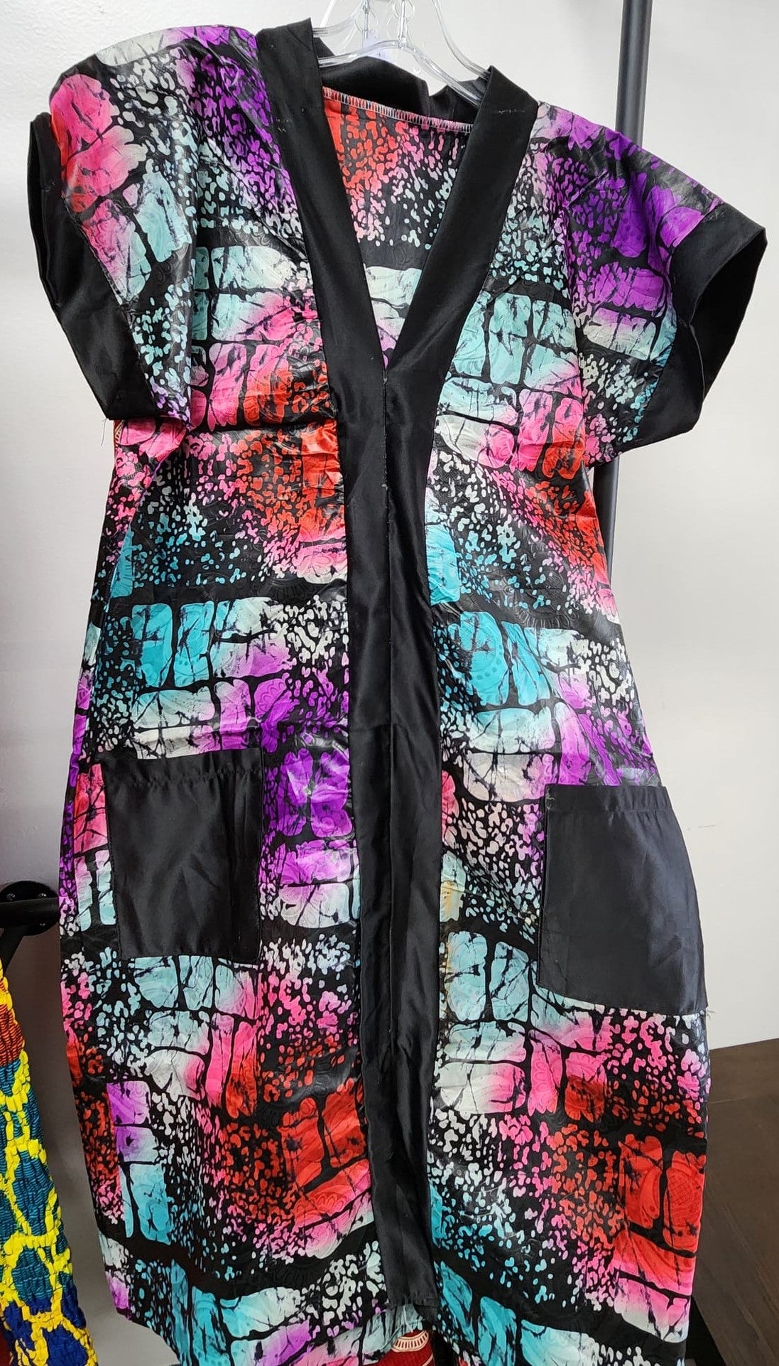 Multicolor Free-flowing Short Dress