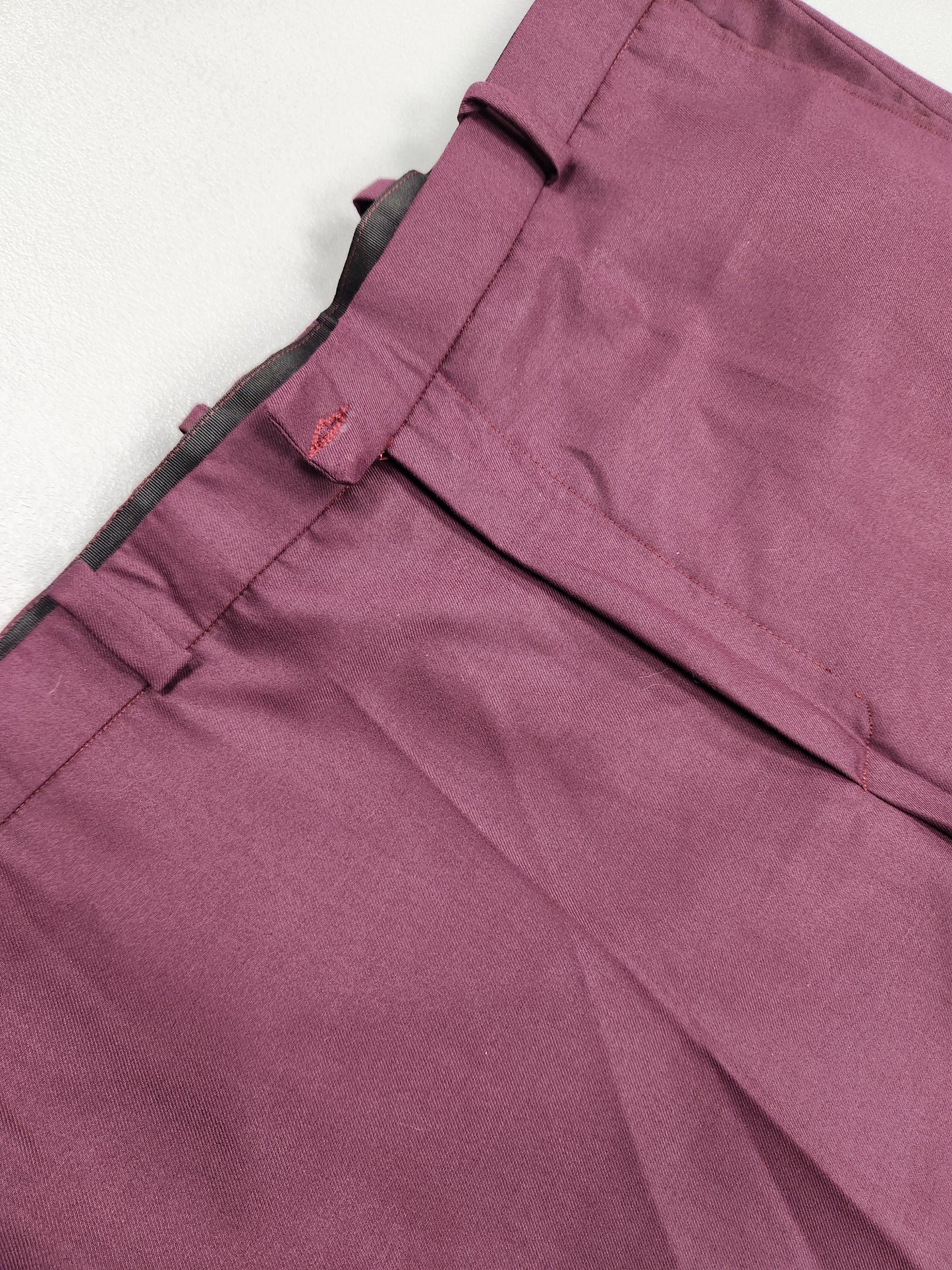 Dark Purple and Gold Long-Sleeve Top and Pants Set